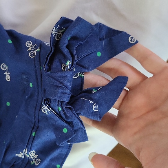 Abercombie & Fitch sz Small Blue Bicycle Tube Top - Picture 11 of 12